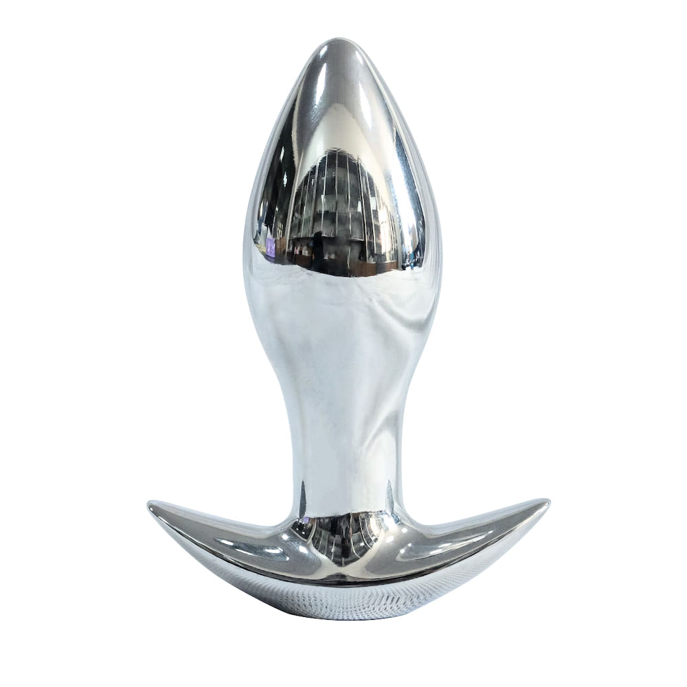 Plug Anal Feito Em Aço com 10 Modos de Vibração Recarregável - Imagem 3