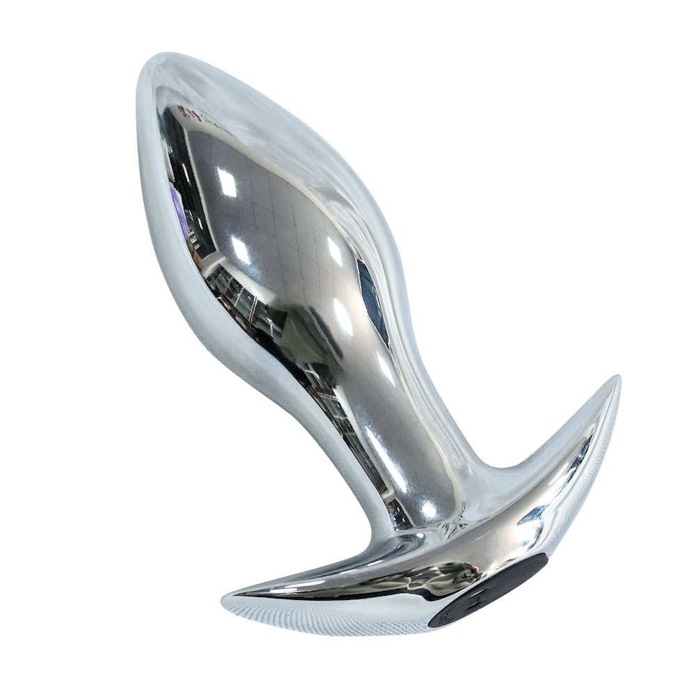 Plug Anal Feito Em Aço com 10 Modos de Vibração Recarregável - Imagem 5