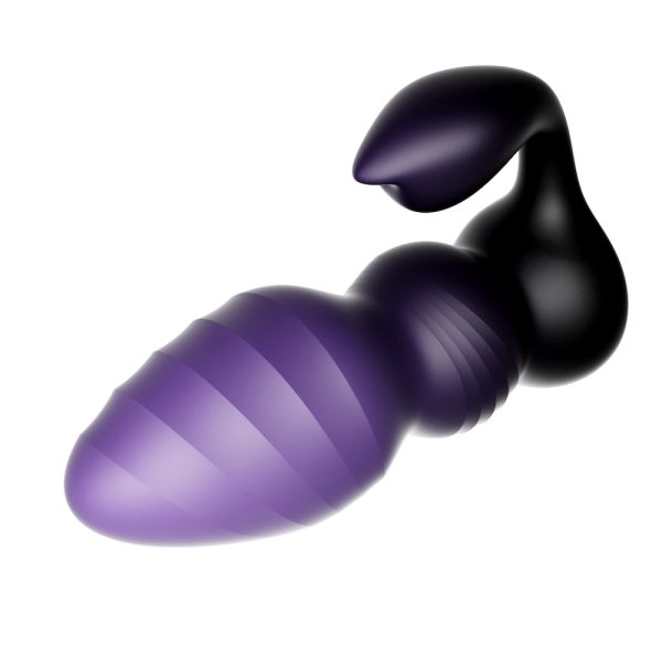 Plug Anal com Motor duplo com 7 Modos de Vibração e Controle - Image 3