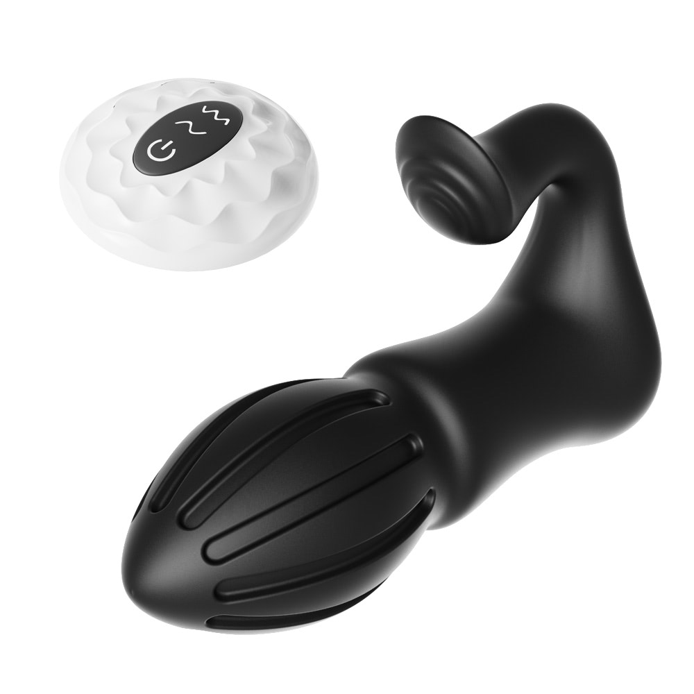 Plug Anal com Motor duplo com 7 Modos de Vibração e Controle - Imagem 4