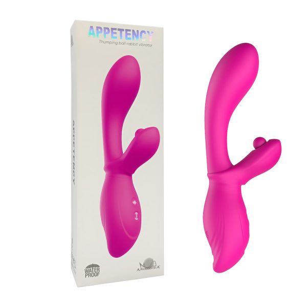 Vibrador Ponto G e Estimulador Clitoriano com “batidinhas”