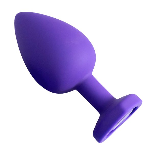 Plug Jóia em Silicone Rosa em Formato de Coração Tamanho G - Image 6