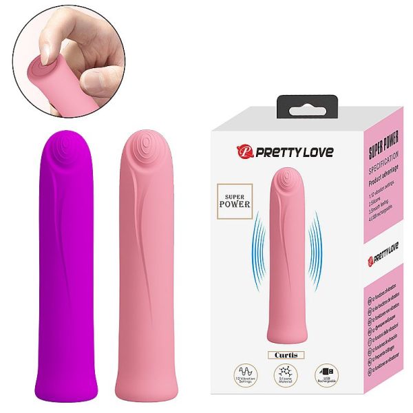 Vibrador de Ponto G Recarregável - Curtis - Pretty Love - Image 3