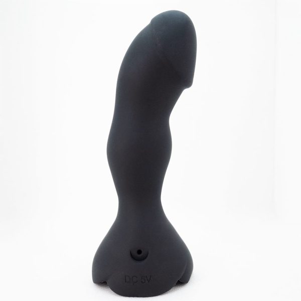 Plug Anal Formato Pênis com LED 10 Vibração, Controle Remoto - Image 5