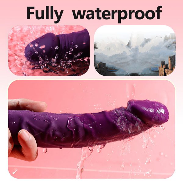 Vibrador Ponto G Recarregável Formato Pênis 10 Velocidades - Image 6