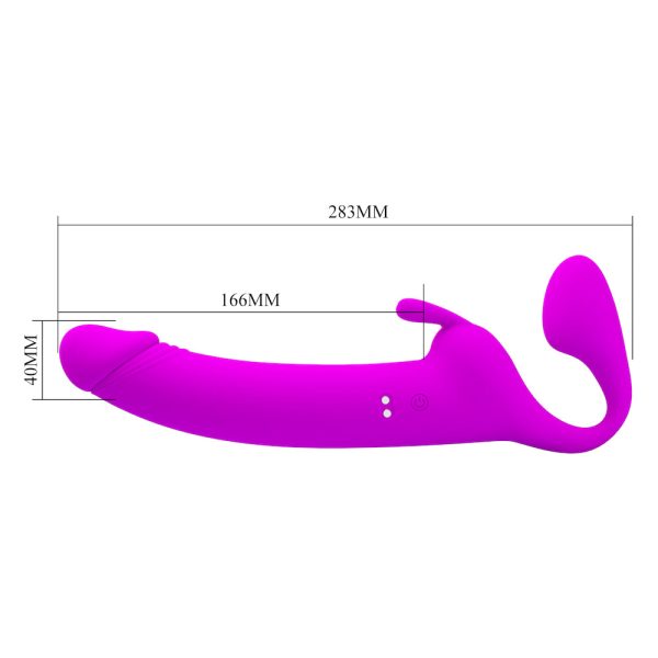 Vibrador Strapless com Vibrações e 10 Modos de Tapa - Zanini - Image 4