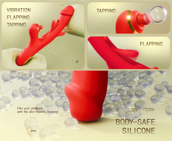 Vibrador Estimulador De Clitóris e Vibração Pulsação e Tapa - Image 9