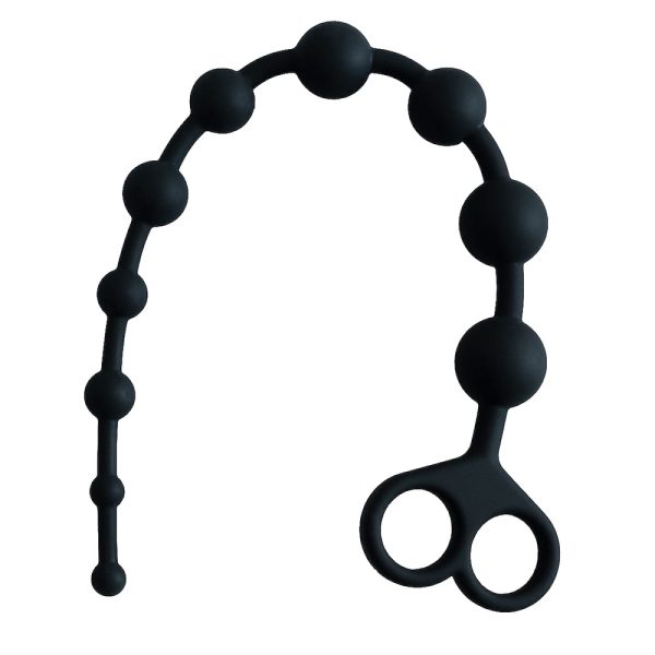 Plug Estimulador Anal Escalonado em Silicone 35,5x2,7CM