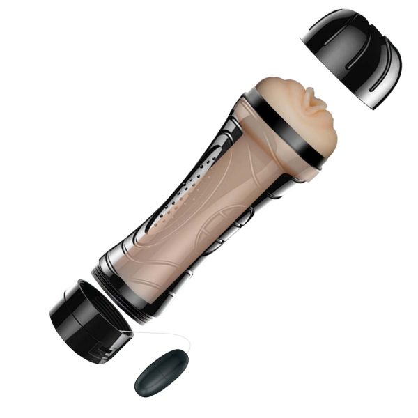 Masturbador Lanterna Recarregável em Formato de Vagina com Vibração Multivelocidade - Image 5