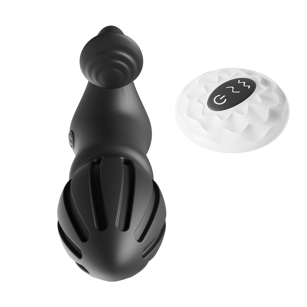 Plug Anal com Motor duplo com 7 Modos de Vibração e Controle - Imagem 5