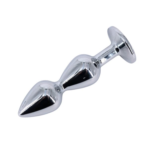Plug Anal Escalonado em Aço Iniciante com Pedra 10,4x2,6CM - Image 3