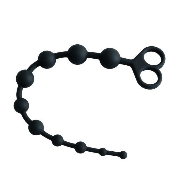 Plug Estimulador Anal Escalonado em Silicone 35,5x2,7CM - Image 3