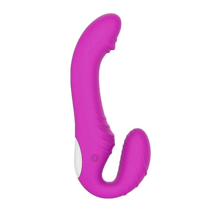 Vibrador Penetrador Strapless com Plug Vaginal Com Controle - Imagem 4