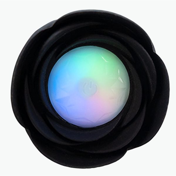 Plug Anal Formato Pênis com LED 10 Vibração, Controle Remoto - Image 2