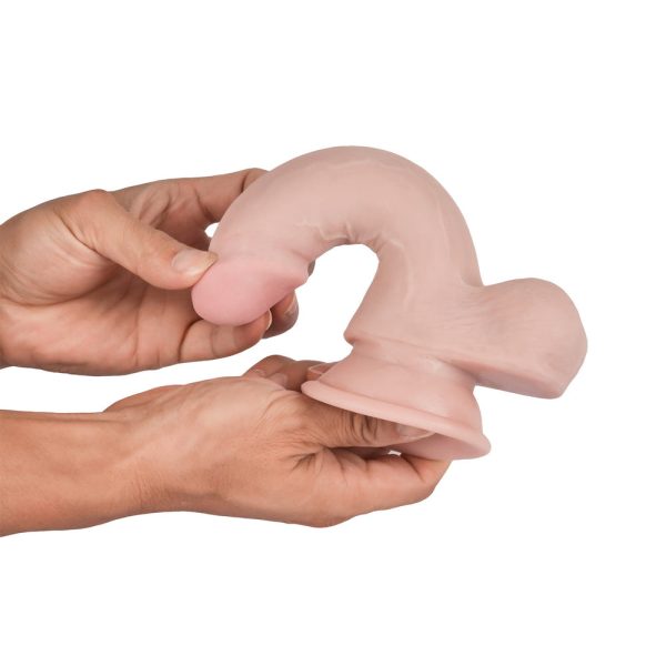 Pênis Realístico com Ventosa 19x3,8cm Triple Density Dildo - Image 3