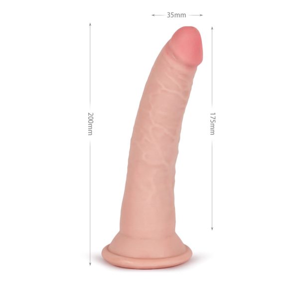 Pênis Realístico com Ventosa 20X3,5cm Triple Density Dildo - Image 8