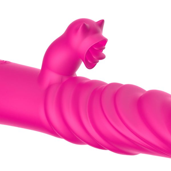 Vibrador Tripla Estimulação Vai e Vem Aveludado Recarregavel - Image 6