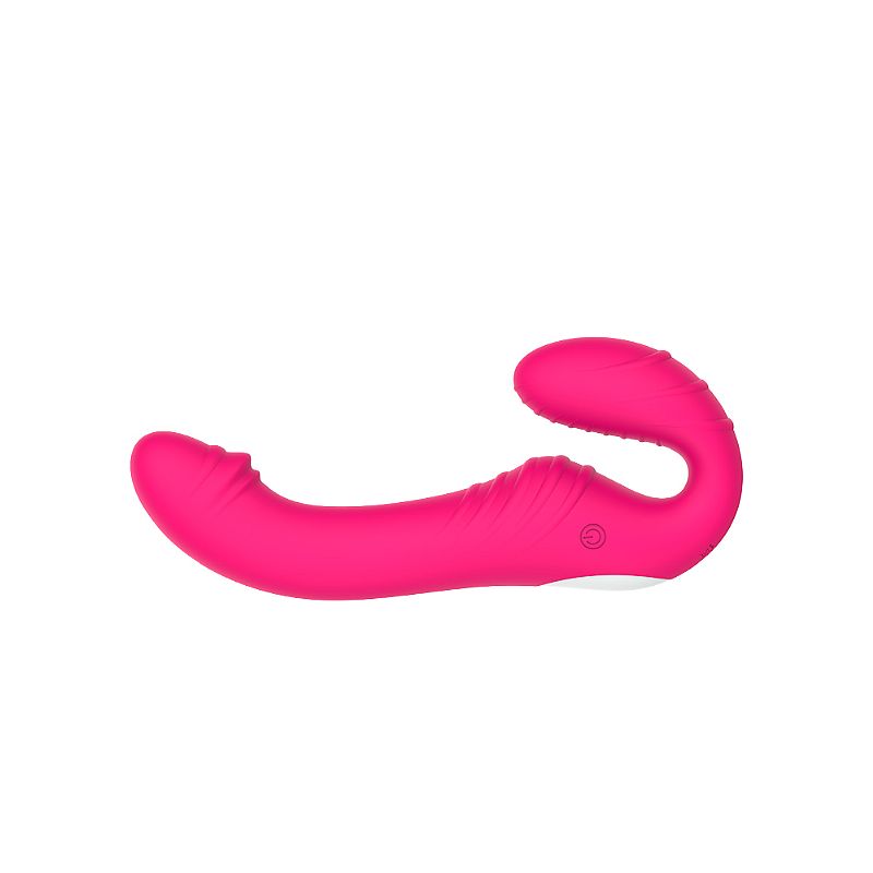 Vibrador Penetrador Strapless com Plug Vaginal Com Controle - Imagem 6