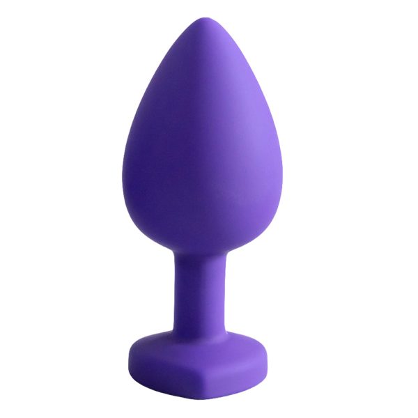 Plug Jóia em Silicone Rosa em Formato de Coração Tamanho G - Image 8