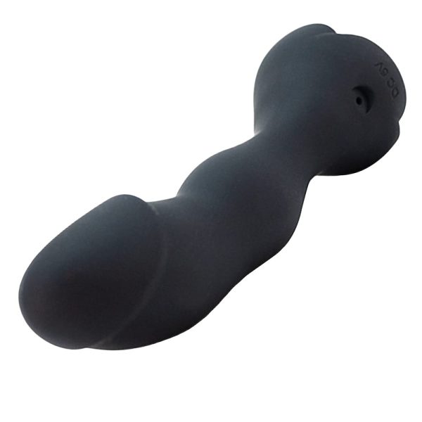 Plug Anal Formato Pênis com LED 10 Vibração, Controle Remoto - Image 4