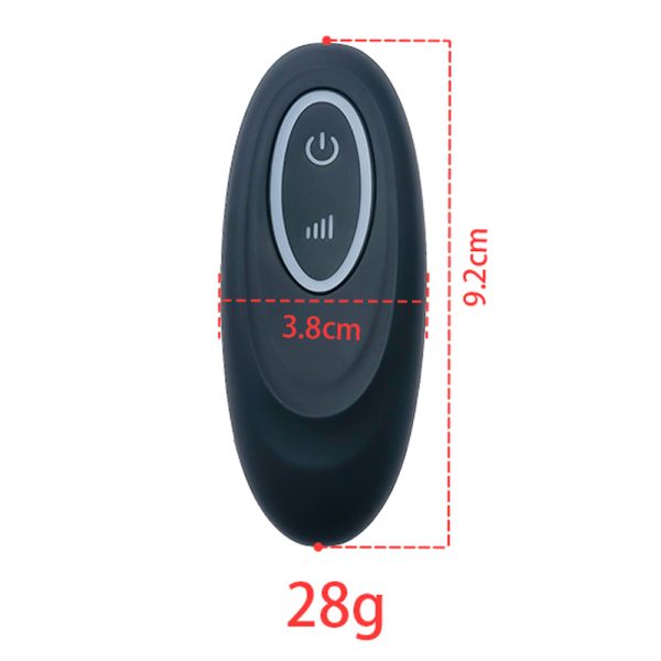 Plug Anal com LED e 10 Vibração + Controle Remoto sem Fio - Image 3
