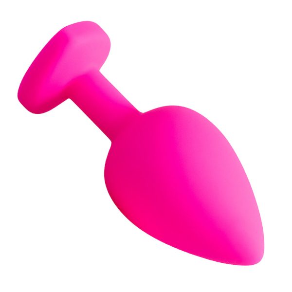 Plug Jóia em Silicone Rosa em Formato de Coração Tamanho G - Image 9