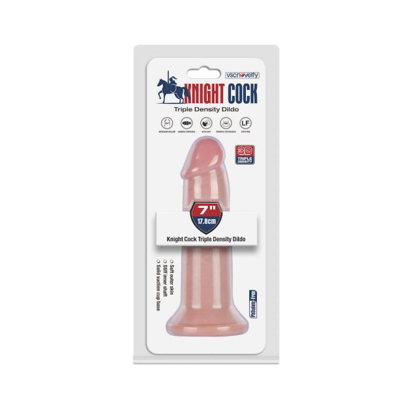 Pênis Realístico Ventosa Knight Cock 3D Triple Density Dildo - Image 3