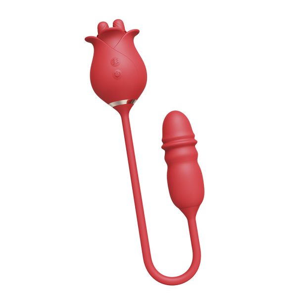 Vibrador Duplo Flexível 10 modos de Vai e Vem Recarregavel - Image 4