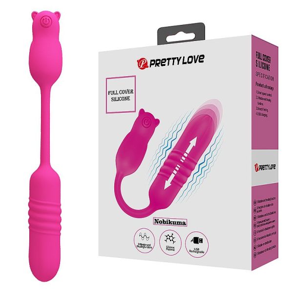 Vibrador Bullet com Vai e Vem - Nobikuma - Pretty Love