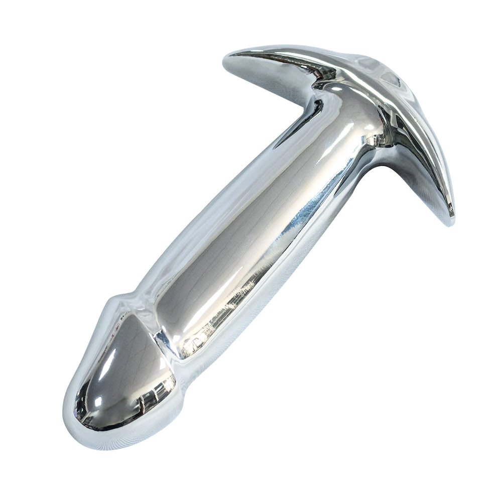 Plug Anal em Aço Formato de Pênis com 10 Modos de Vibração - Imagem 5