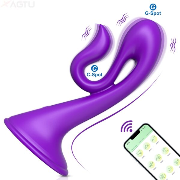 Vibrador com Ventosa 9 Velocidades Controle por Aplicativo - Image 7