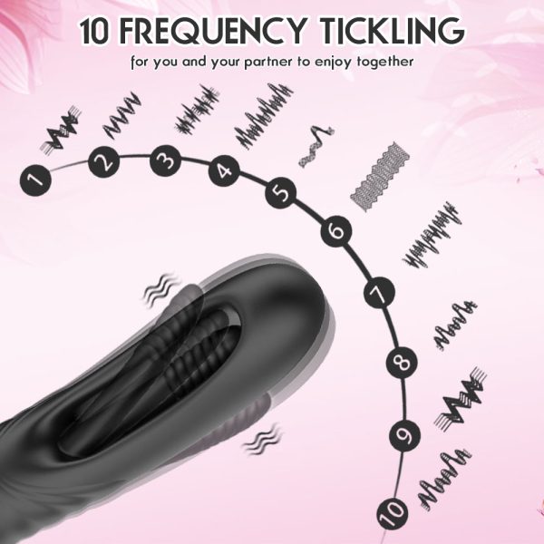 Vibrador Varinha Duplo Ponto G e estimulação de Clitóris USB - Image 4