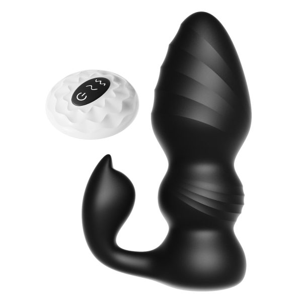 Plug Anal com Motor duplo com 7 Velocidades Controle Remoto