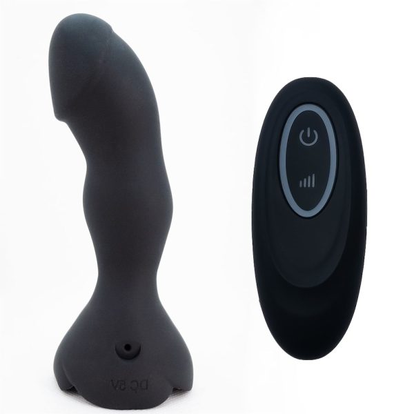 Plug Anal Formato Pênis com LED 10 Vibração, Controle Remoto - Image 7