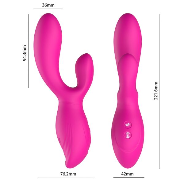 Vibrador Potente com Dupla Estimulação de Ponto G e Clitóris - Image 4