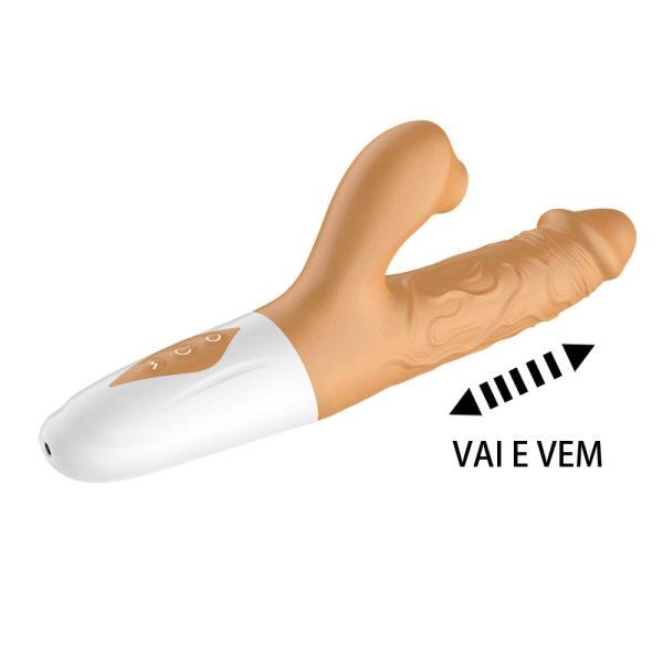 Vibrador PontoG e Clitoriano com Vibração Vai e Vem pulsação - Image 2