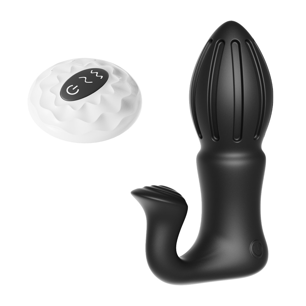 Plug Anal com Motor duplo com 7 Modos de Vibração e Controle - Imagem 8