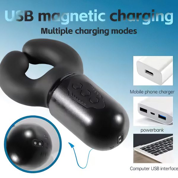 Massageador Estimulador de Pênis Vibratório Recarregável - Image 4