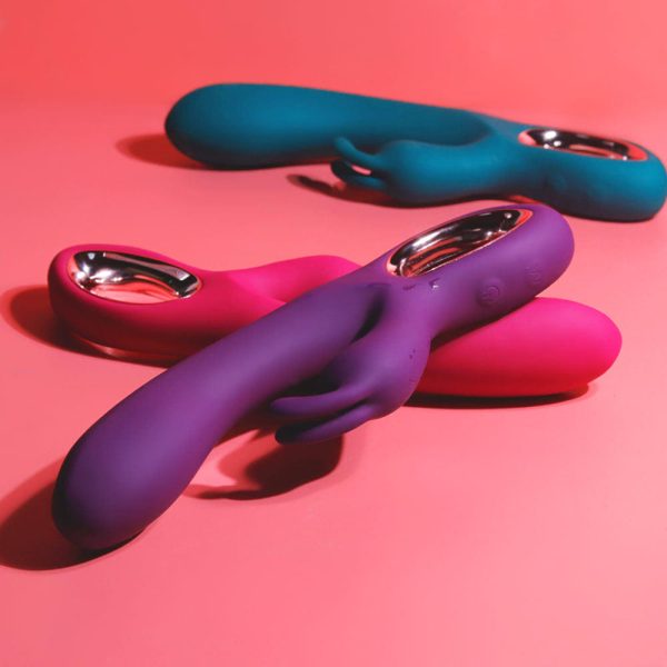 Vibrador Rabbit Com Estimulador de Clitóris Recarregável - Image 2