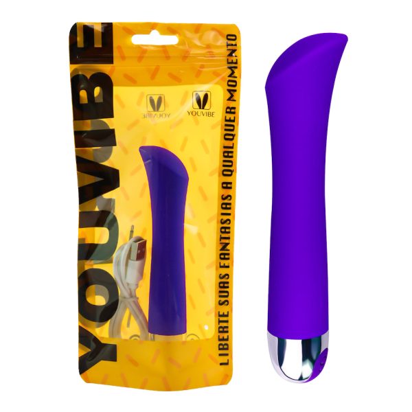 Vibrador Personal Recarregável com 10 Modos de Vibração