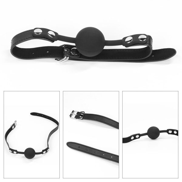 Kit Bondage Luxo com 3 Peças Mordaça,Venda e Chicote LOVETOY - Image 2