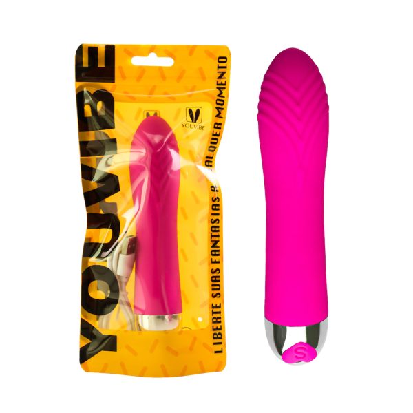 Vibrador Personal Aveludado Recarregável com 10 Velocidades