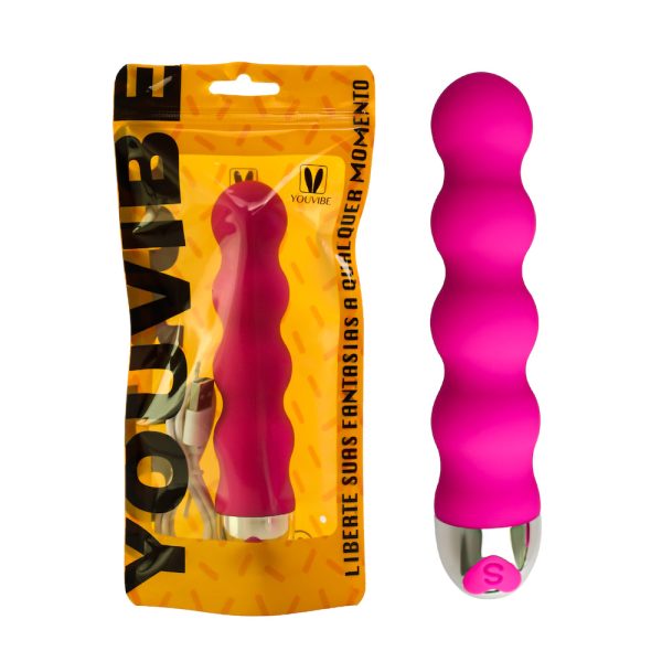 Vibrador Personal Escalonado Aveludado Multivelocidade - USB