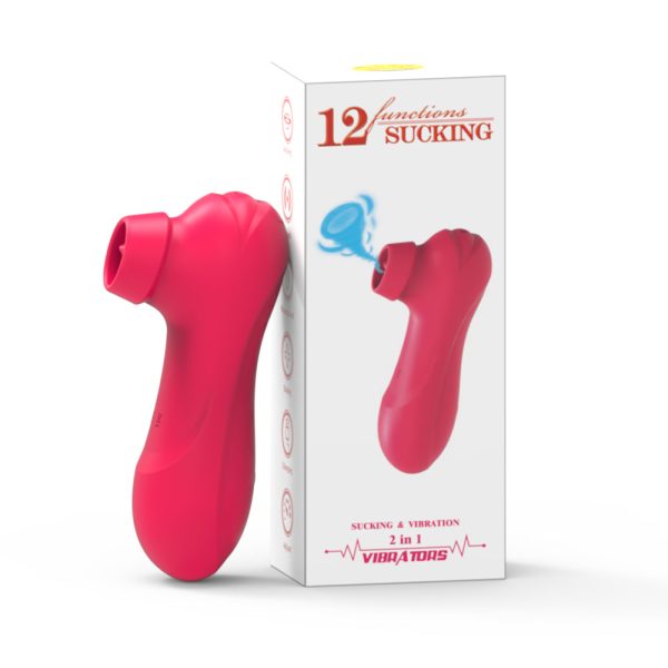 Sugador de Clitoris com 12 Velocidades de Vibração e Sucção