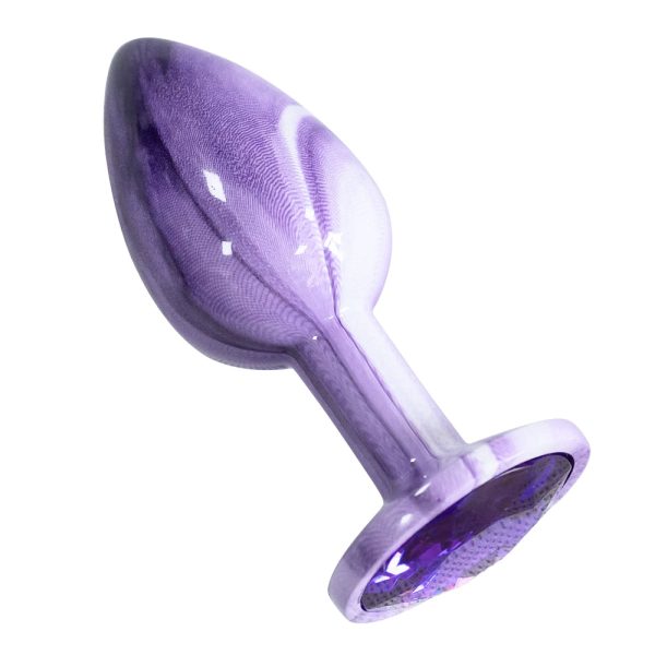 Plug Anal de Luxo Roxo com Pedra nova tecnologia Tamanho P - Image 8