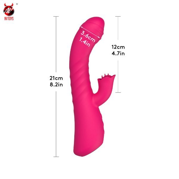 Vibrador Estimulador de Ponto G e Clitóris com Vai e Vem USB - Image 8