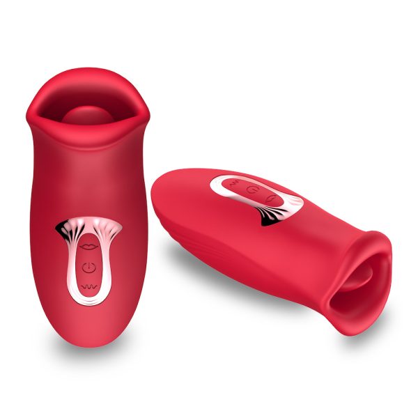 Vibrador Formato de Boca Com lingua e mordida Estimuladora