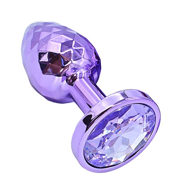 Plug Anal de Rosa Joia e Superfície Tipo Diamante 7x3CM - Image 4
