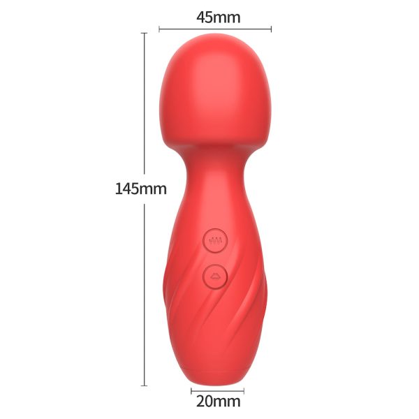 Vibrador Varinha Dupla Estimulador com Vibração e Sucção USB - Image 3
