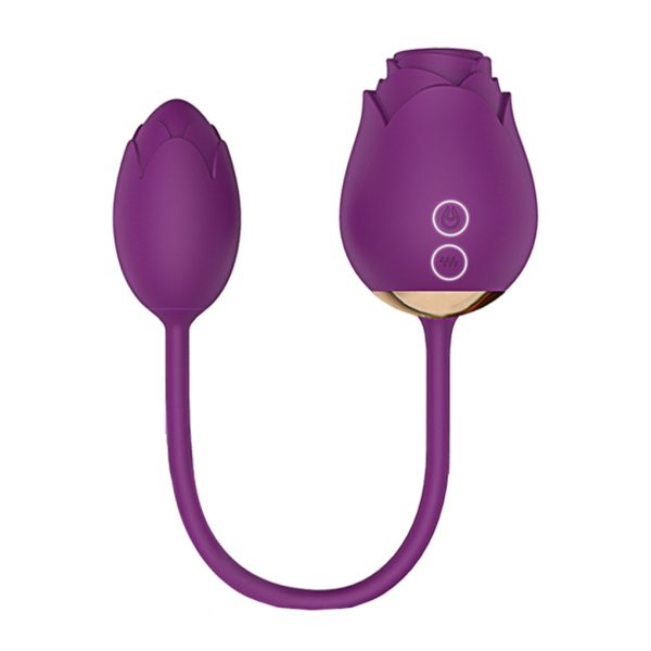 Sugador de Clitóris em Formato de Rosa com Bullet Vibratório - Image 7